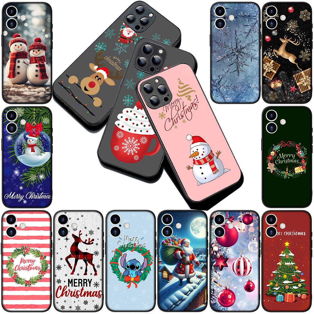 Snow Merry Christmas Deer gift Santa Claus Cover for Motorola Moto G55 G45 G75 G85 G13 Edge 50 30 Fusion 40 NEO Ultra Pro Case