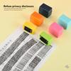 Stamp Roller Anti-Theft Protection ID Seal Smear Privacy Confidential Data Guard Information Data Identity Address Blocker