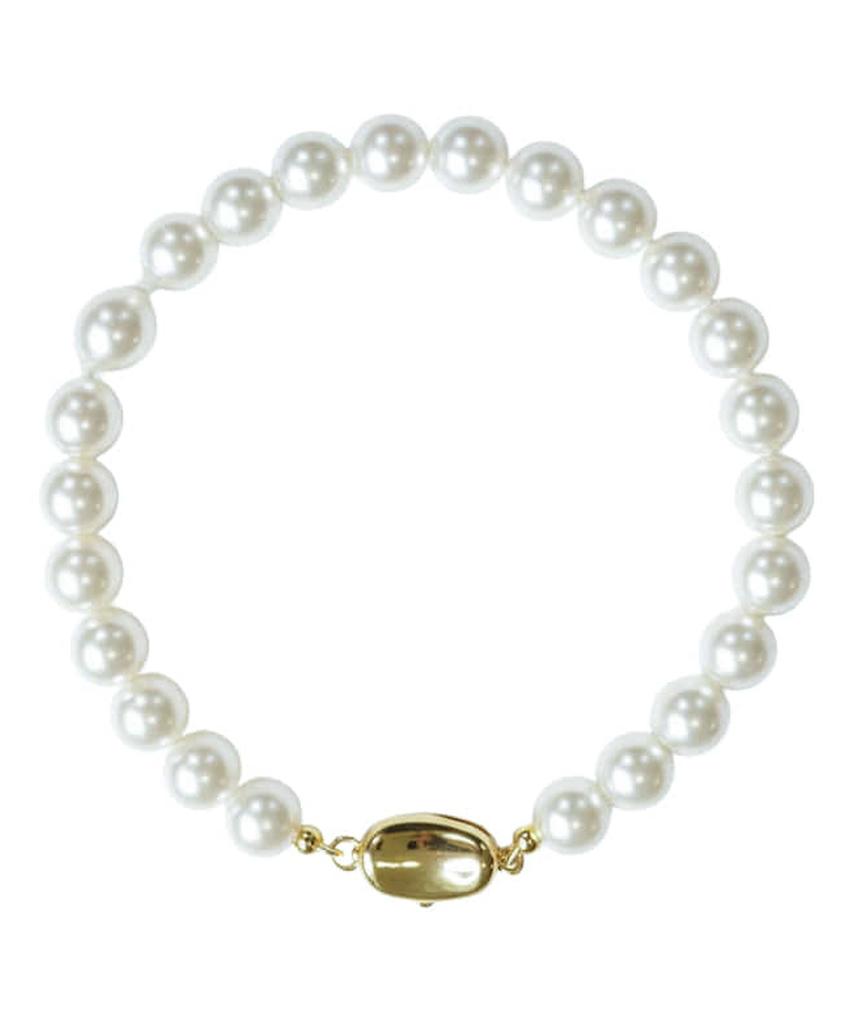 Браслет Alleun с жемчугом Swarovski Серебро 925 Прочные Бусины (Тип А)