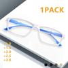 1 шт. Мужские Женские Модные HD Очки для Чтения Новые Силиконовые Спортивные Очки от Синего Света для Пресбиопии Унисекс Защитные Очки