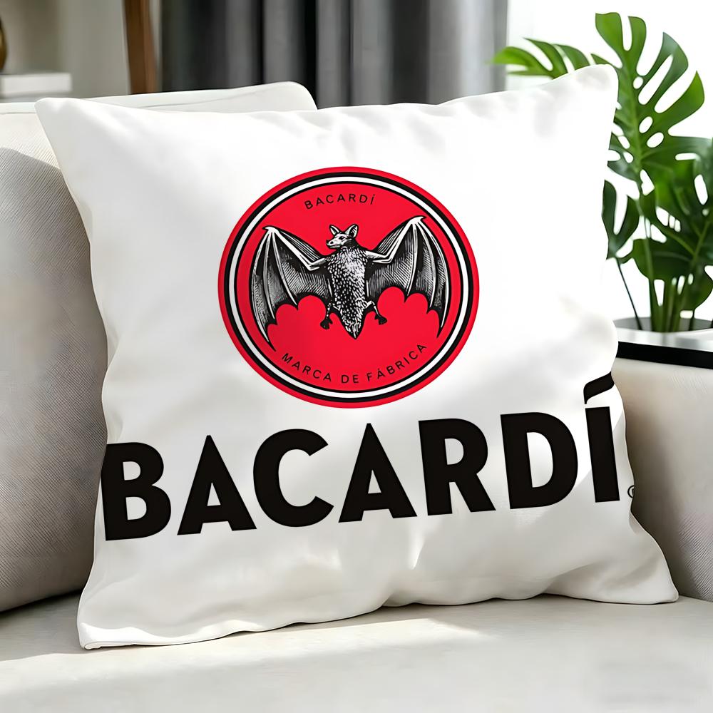 Alcohol Bacardi Cushion Cover Cushion Cover Set 4Pcs 50X50 45X45 40X40 Pillowcase Decorative Sofa Home Decor