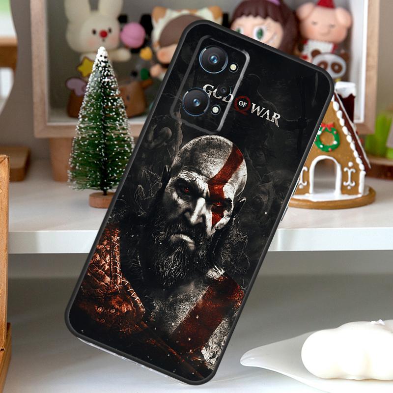 Чехол God of War для OPPO Realme C55 C35 C33 C31 C30 C25 C21Y C11 GT Neo 5 3T 2T Realme 10 9 11 Pro Plus