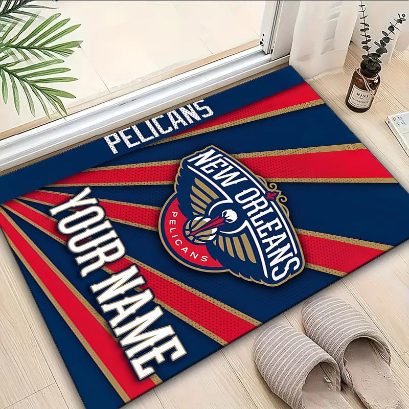 Custom Name Rug New Orleans Helmet Area Rug Suitable for Indoor And Outdoor,Carpets for Homes, Offices,Living Rooms,Home Decor,Christmas Gift