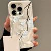 Белый чехол с цветами для iPhone 17 16 Plus 15 Pro 14 13 12 11 Pro Max 17 Air 16E Розовый Желтый Синий Ударопрочный Мягкий ТПУ Чехол