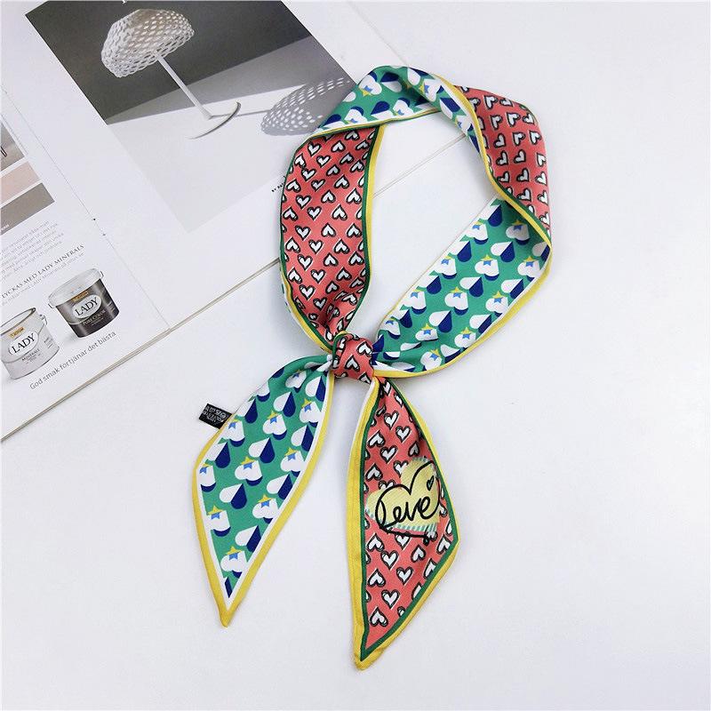 New Scarves Silk Scarves Women'S Spring And Autumn Season Long Decorative Professional Scarves Summer Thin Styles Paired With Shirts Stylish