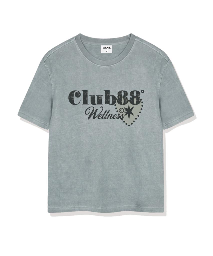 Футболка с коротким рукавом Wenil Club 88, пигментное окрашивание, 5 цветов [Wasf_1002]