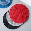 Silicone Mat Nonslip Drink Cup Coaster Heat Resistant Pot Holder Round Hang Tableware Thicken Bowls Coffee Cup Placemat