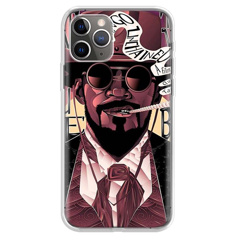 Django Unchained Phone Case For iPhone 17 Air 11 13 Mini 14 15 Plus 16 12 Pro Max 16E SE 7 8 Pattern Soft TPU Back Cover 17 Air