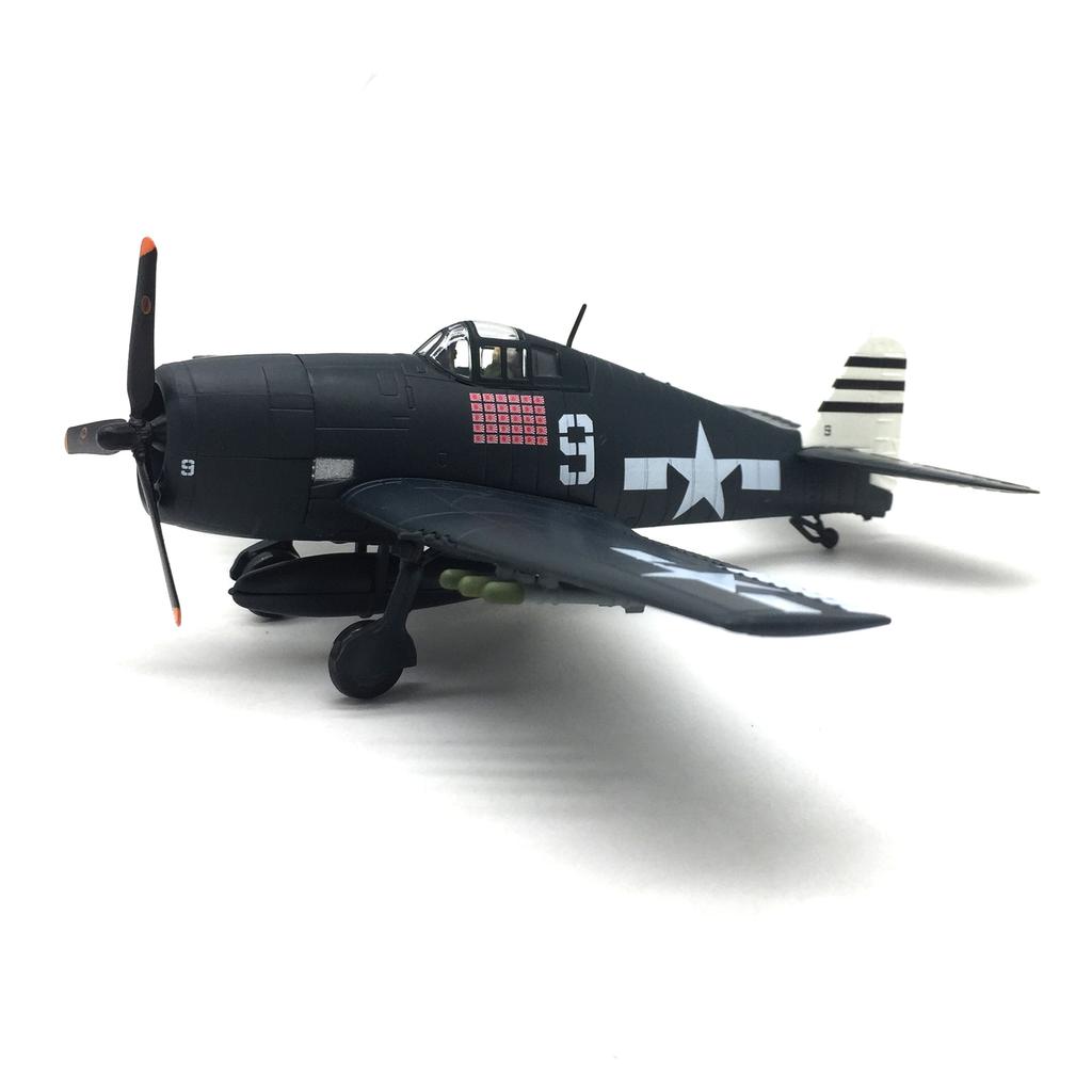 1:72 WWII US F6F Hellcat Палубный истребитель Литая модель самолета Сплав Военный самолет Готовая модель Коллекционная игрушка