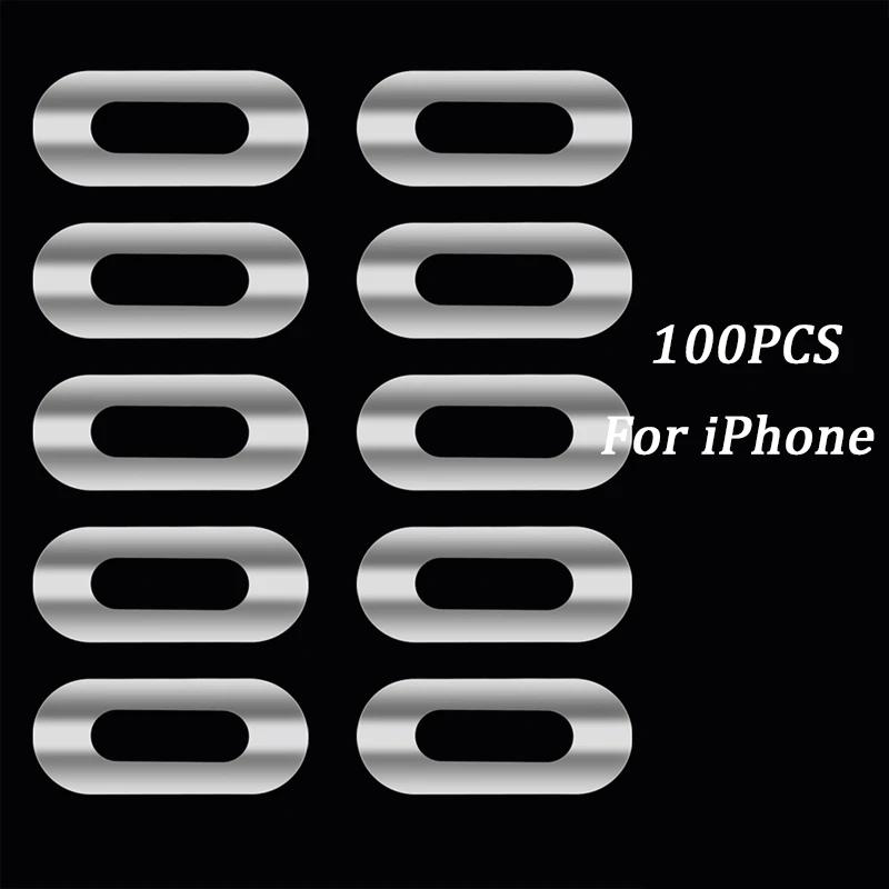 100/10 шт. Защитная пленка-наклейка на порт зарядки для iPhone 17 16 15 Pro Samsung Xiaomi Универсальный тип телефона Type-C Пылезащитная наклейка