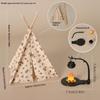 1:12 Miniature Camping Tent Model Simulated Outdoor Tent Dollhouse Scene Decoration Small Toy Accessories