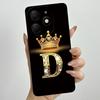 Чехол для Infinix Smart 8 X6525 Корона Буква Мягкие Чехлы для Телефона Для Infinix Smart 8 Pro Smart8 HD PLUS Защита Камеры Задняя Крышка