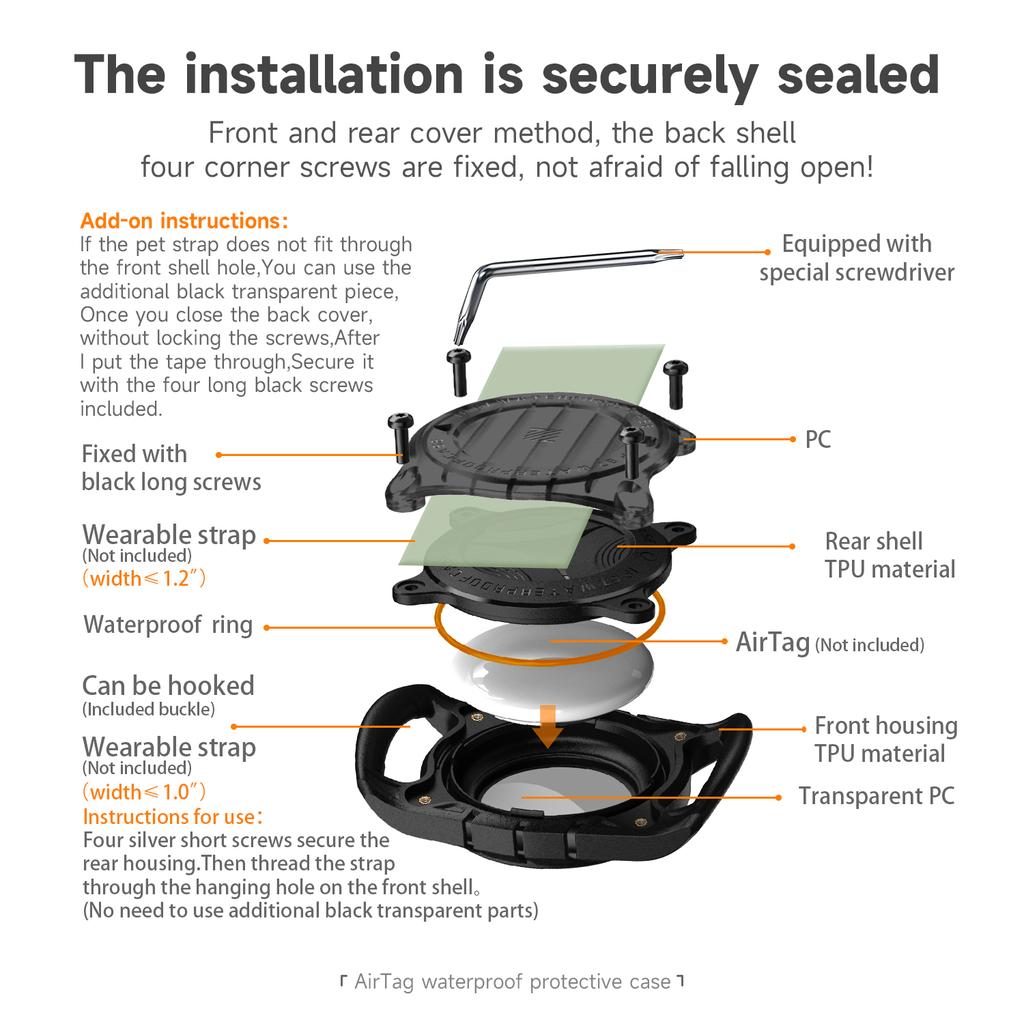 Новый чехол для Apple Airtag из ТПУ, ПК, GPS, жесткий защитный чехол для Apple Tracker, устройство защиты от потери, чехол для AirTag