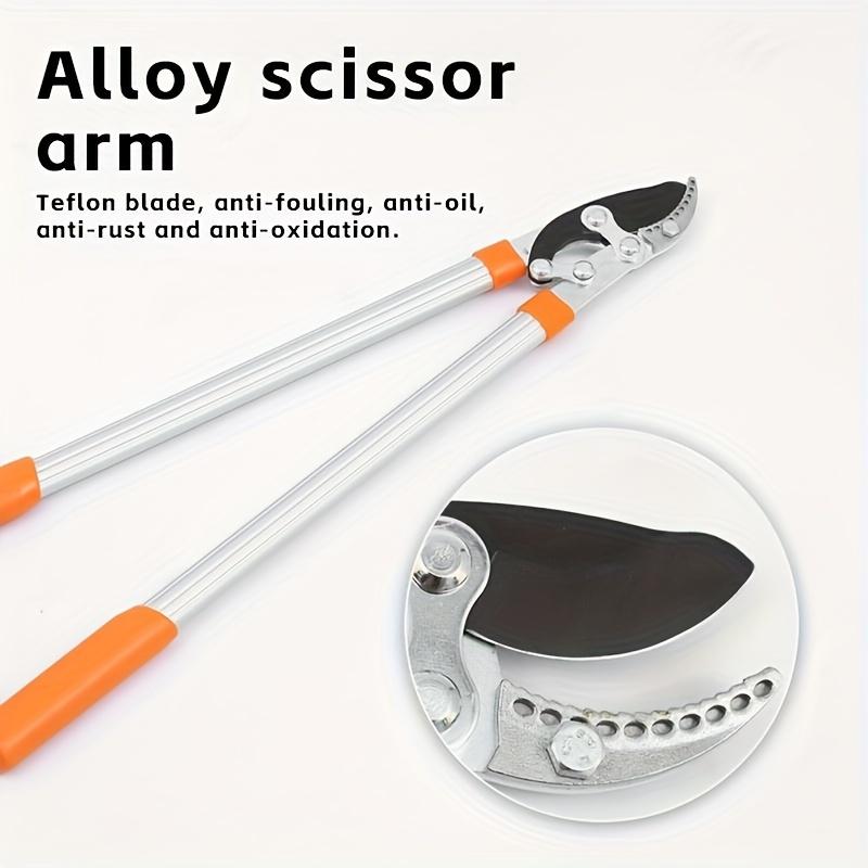 Толстые ножницы для веток, ручные, легкие, с нескользящей ручкой, для домашнего садоводства, прочные, большие ножницы для обрезки веток цветов и деревьев