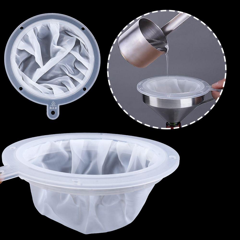 Soy Milk Bar Gadgets Nylon Sift Coffee Filter Sieve Juice Mesh Strainer Colander