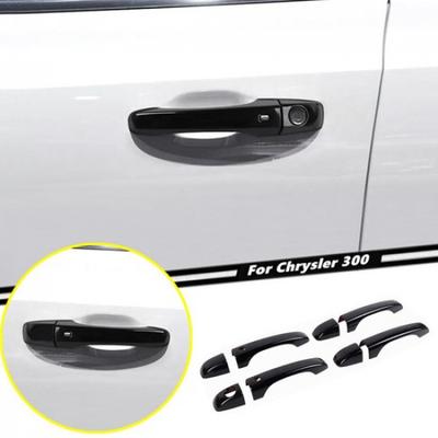 Черная накладка на ручку внешней двери автомобиля для Chrysler 300 2011- Аксессуары