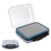 ABS Waterproof Dual Layer Fly Fishing Box Flies Case Lure Simulation Fish Bait Storage