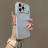 Роскошный Матовый Жесткий Акриловый Бронированный Чехол для iPhone 17 Air 16 15 14 13 Pro Max 17pro Однотонный Защитный Чехол-Бампер