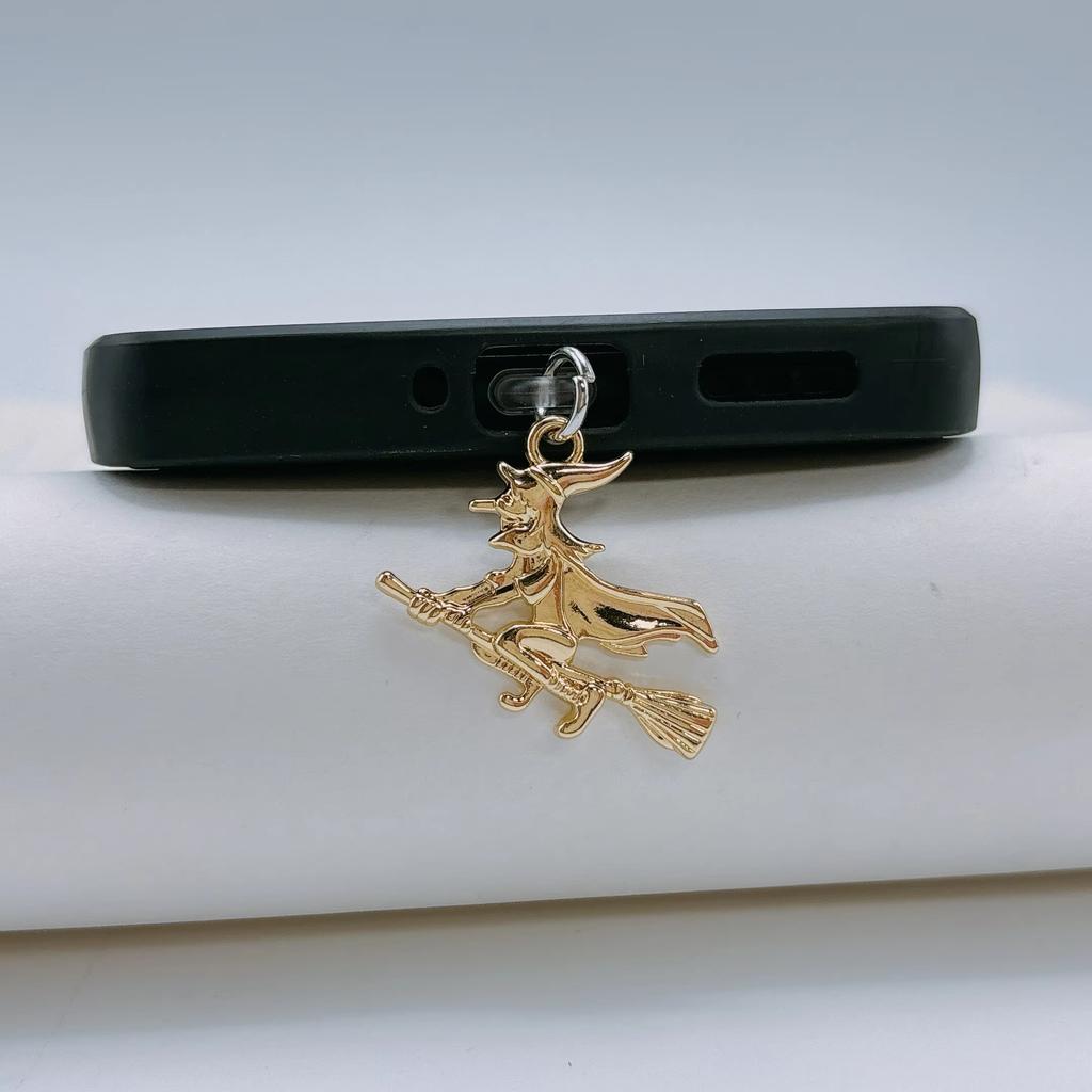 Multi-Style Fun Phone Dust Plug Set Game Controller Ghost Design for Type-C Charging Port Protection Pendant Cute Phone Accessories and Small Gifts