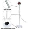 Floor Stand IR Infrared Heating Therapy Lamp Beauty Salon Physiotherapy Light 9 Gears Temperature Folding Design (100-240V)  275W