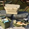 Waterproof Picnic Basket Foldable Outdoor Organizer Plastic Outdoor Storage Box  Travel