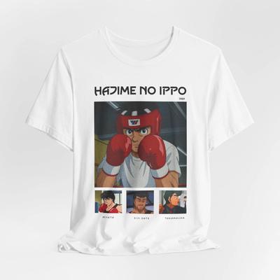 Боксерская футболка Hajime no Ippo - Унисекс футболка с аниме-графикой для классических фанатов