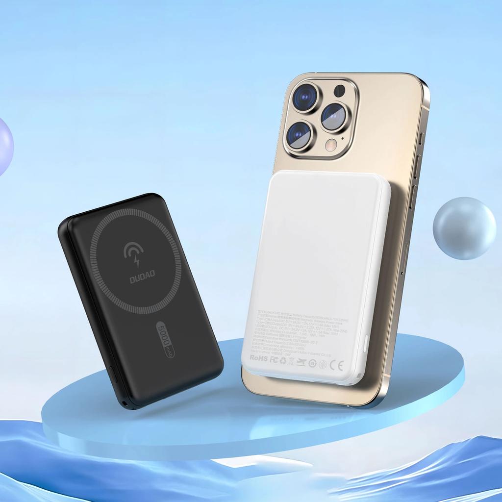 Powerbank Bezprzewodowy Dudao K14S Usb-C / Magsafe 20W 5000Mah - Czarny