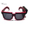 1 пара светящихся очков Солнцезащитные очки со светодиодной подсветкой Беспроводная громкая связь для танцев 4-режимная функция привода Очки для вечеринок Хэллоуин EDM Карнавальная подсветка