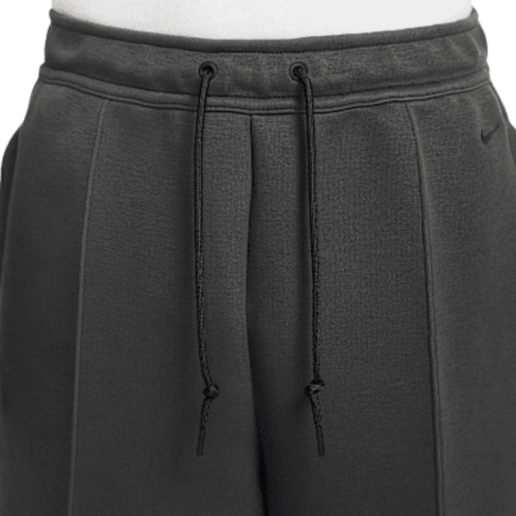 Nike Tech Fashion Удобные универсальные широкие трикотажные спортивные брюки мужские низы угольно-черного цвета HJ0696-060