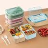 Leak-proof Lunchbox with Cutlery, Microwave-safe, with Compartments. Ideal for School, Work and Outdoor Meals. Back-to-school Season less