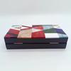 New Acrylic Evening Bag Multicolor Plaid Patchwork Clutch Purse Elegant Lady Handbag Party Prom Chain Crossbody Bags Mini Wallet