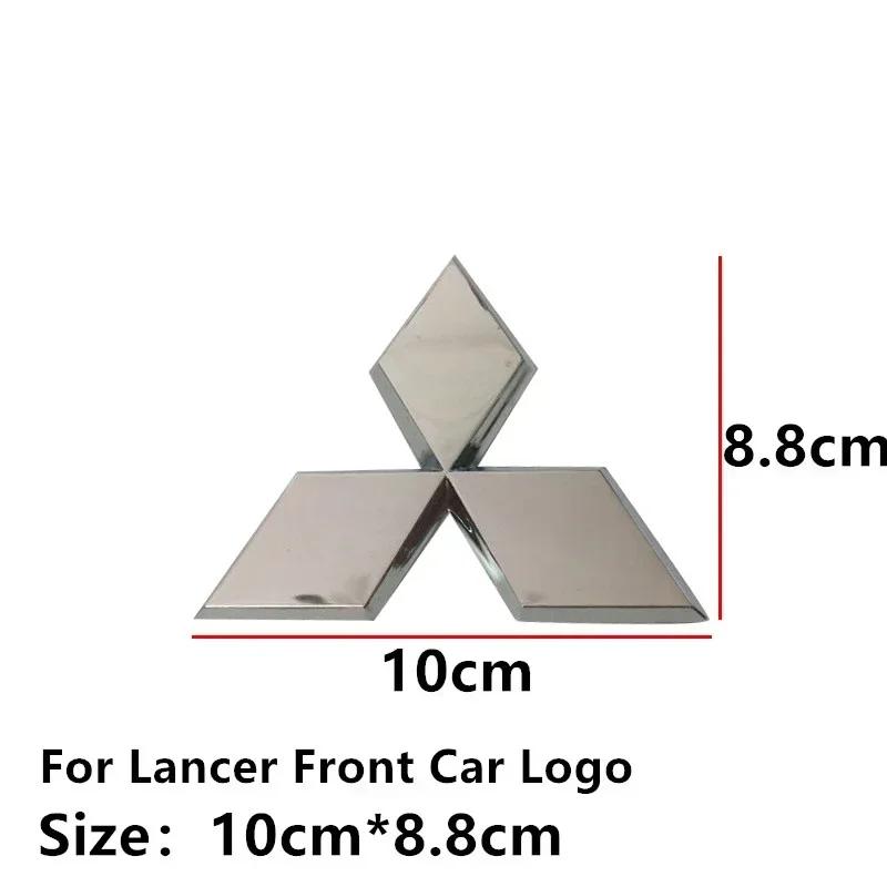 ABS Car Rear Trunk Badge Front Grille Emblem Decals Sticker for Mitsubishi Lancer Pajero V3 Exterior Accessoreies WJ0