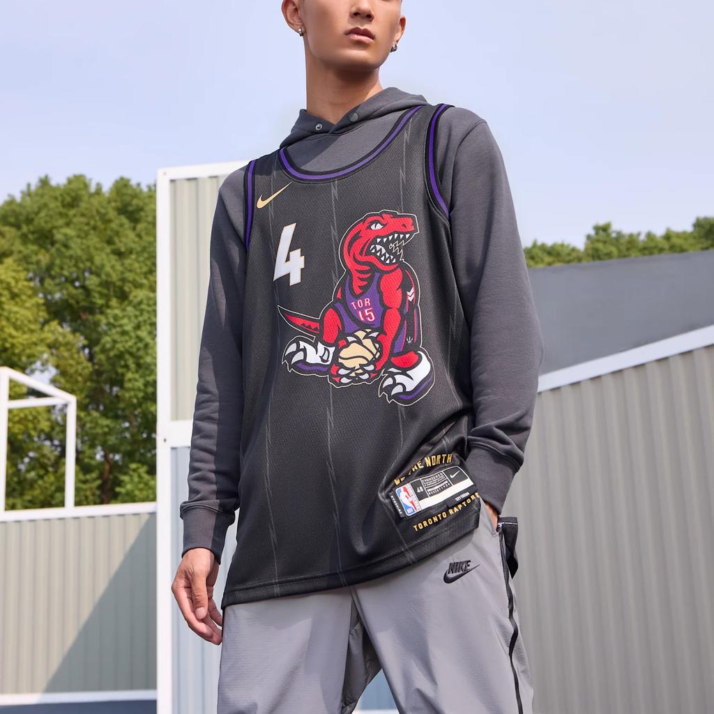Nike Скотти Барнс Торонто Рэпторс 2024/25 Городская версия Мужская майка Nike Dri FIT NBA Swingman FQ4362-010