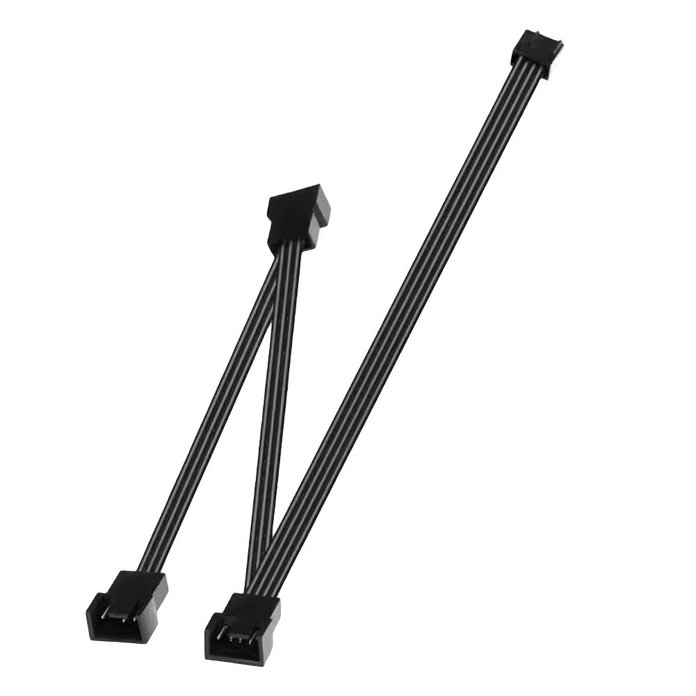 Портативный вентилятор PWM разветвитель гнездо-папа разветвитель питания изоляционный материал ПВХ удлинительный кабель разъем для корпусного вентилятора ПК