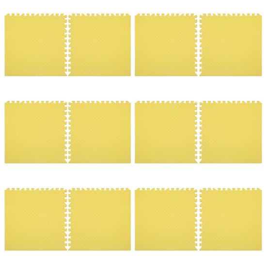 Yousheng, 12 шт., очень толстый коврик для йоги, высокая плотность, пена EVA, блокирующая напольная плитка, домашний тренажерный зал, фитнес-площадка для упражнений, подушка, оборудование для тренировок