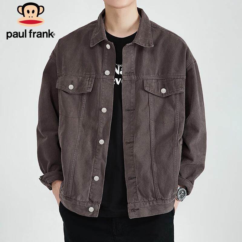 Paul Frank Men's Korean Fashion Casual Denim Jacket