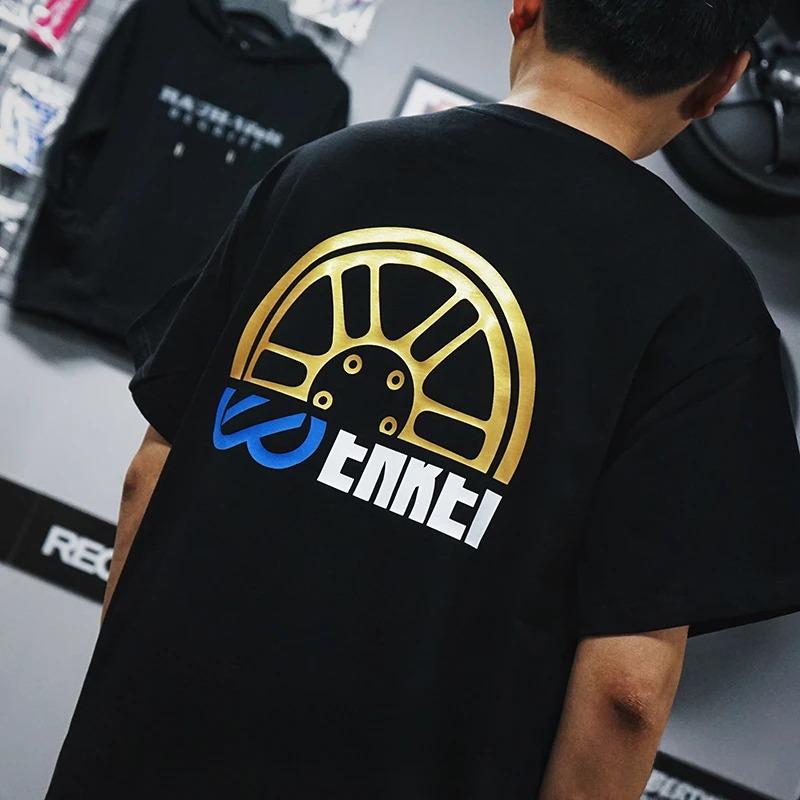 Hot Classic Japan JDM Modified Car Endless Brake Peripherals Graphic Print T-shirt Men Women Loose Casual Cotton Oversized Top Summer New Tee