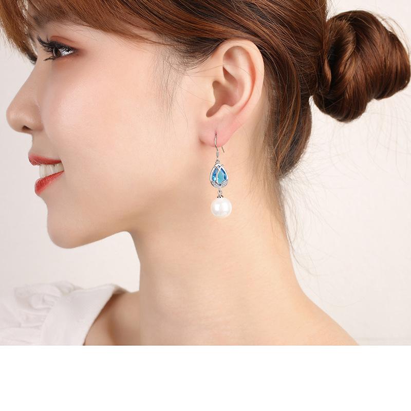 Серьги-капли Lindon из медного сплава с цирконом, серьги-капли для женщин, подарки на свадьбу