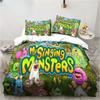 3D Print My Game Singing Monsters Bedding Sets Comforter Quilt Bed Cover Duvet Cover Pillow Case 2-3 Pieces Sets Kids Adult Size