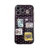 Мультяшные наклейки со звездами, двухслойный чехол IMD для iPhone 14/15/17 Pro Max