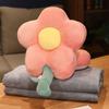 Double-sided Hand Warmer Pillow Super Soft Flower Pillow Stuffed Toy  Winter