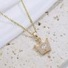 Exquisite Crown Pendant Necklaces for Women Fashion Zirconia Necklace Wedding Party Jewelry Accessories