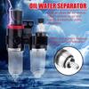 Black Air Filter Regulator Lubricator Semi-Auto Drain Valve Pneumatic Regulator Lubricator