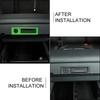 Inner Center Armrest Box Switch Cover Trim Bezel For Ford F150 2021+ Light Green