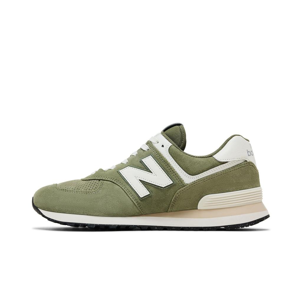New Balance 574 'Темный Оливковый Морская Соль' (унисекс) Беговые кроссовки Dark Olivine / Sea Salt U574GCE