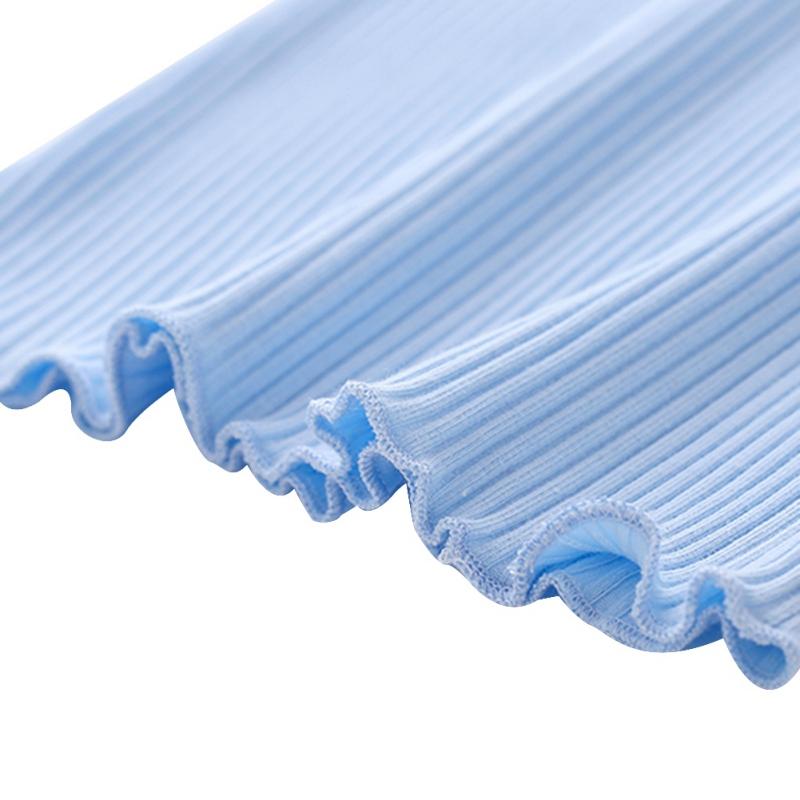 Детская блузка, летний топ без рукавов, повседневные милые топы для маленьких девочек