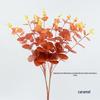 16-Prong Silk Screen Eucalyptus Handle Bunch: Artificial Eucalyptus Leaves for Floral Arrangements & Decor