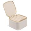 PU Leather Earring Storage Case with Small Pouches Jewelry Packing Bag Simple Jewelry Box  Ring