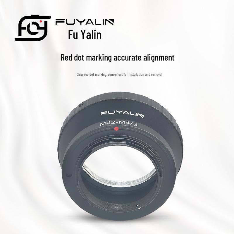 Переходник M42 на M4/3 для объектива Tokuma - Совместим с беззеркальными камерами M4/3 (Нет сверху)
