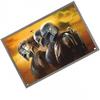 Star Wars Mandalorian Line Helmets Framed Poster